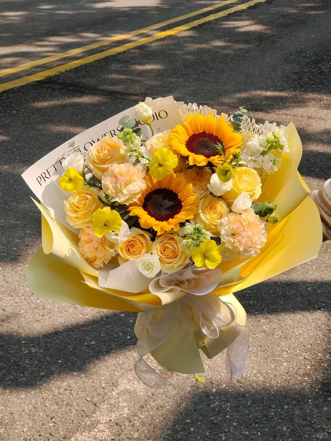Sun Aura sunflower bouquet by Athena Flowers, Mississauga