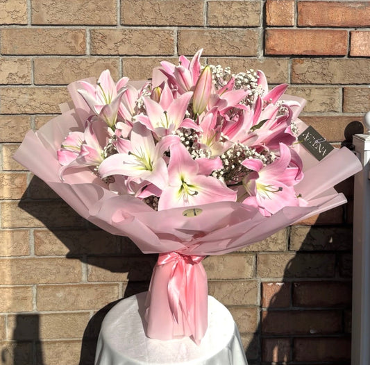 Pink Lilies