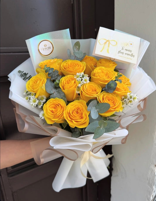 Golden Rose Bouquet