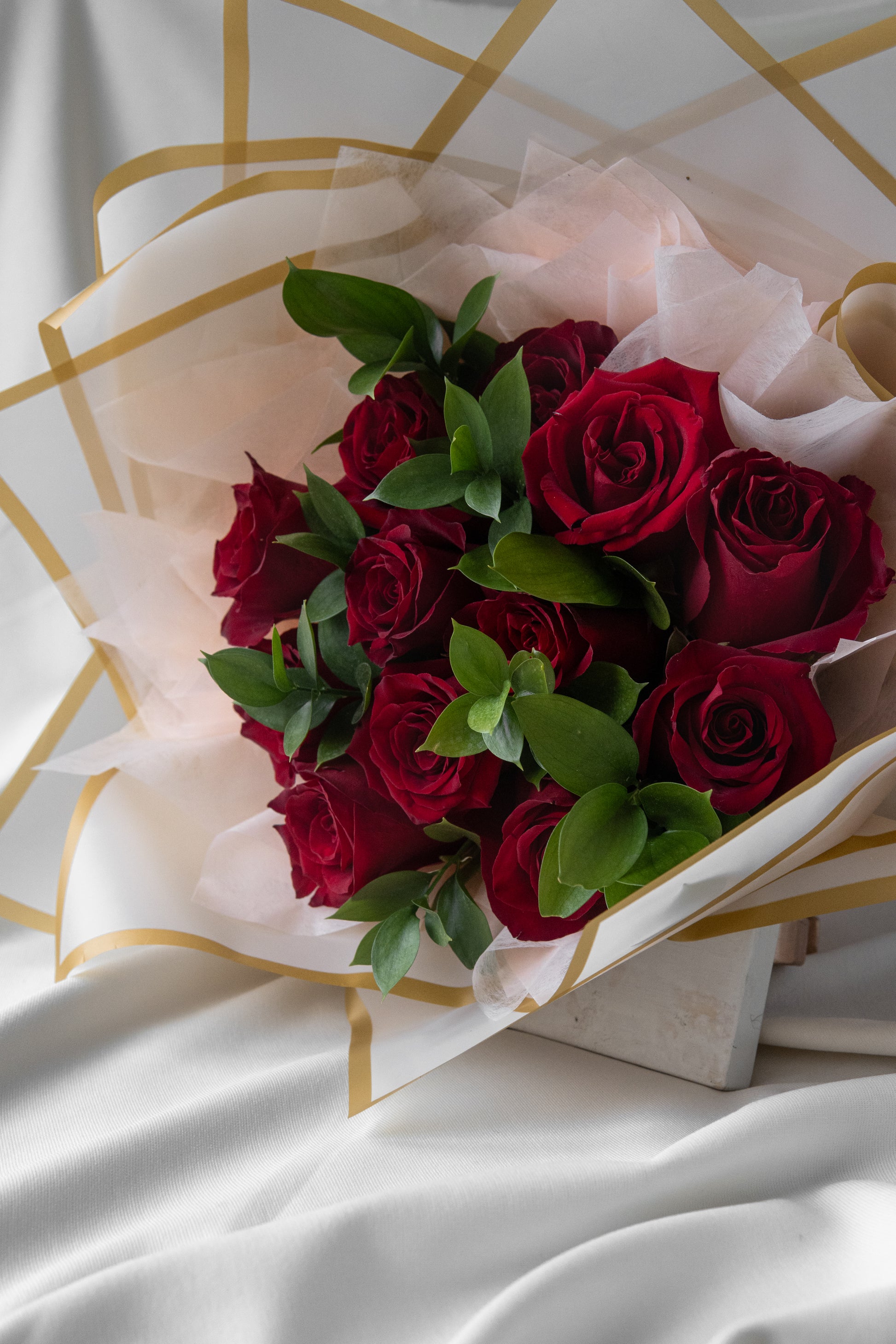 Classic Rose Elegance bouquet by Athena Flowers, Mississauga, view 3