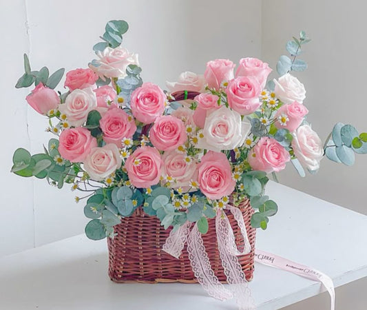 Rose Meadow Basket